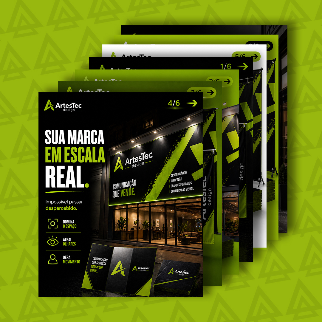 Mockup de artes para divulgação